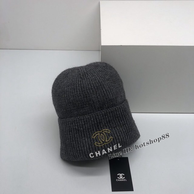 CHANEL專門店新款香奈兒秋冬精品時尚百搭女士毛線帽 mmyj3451